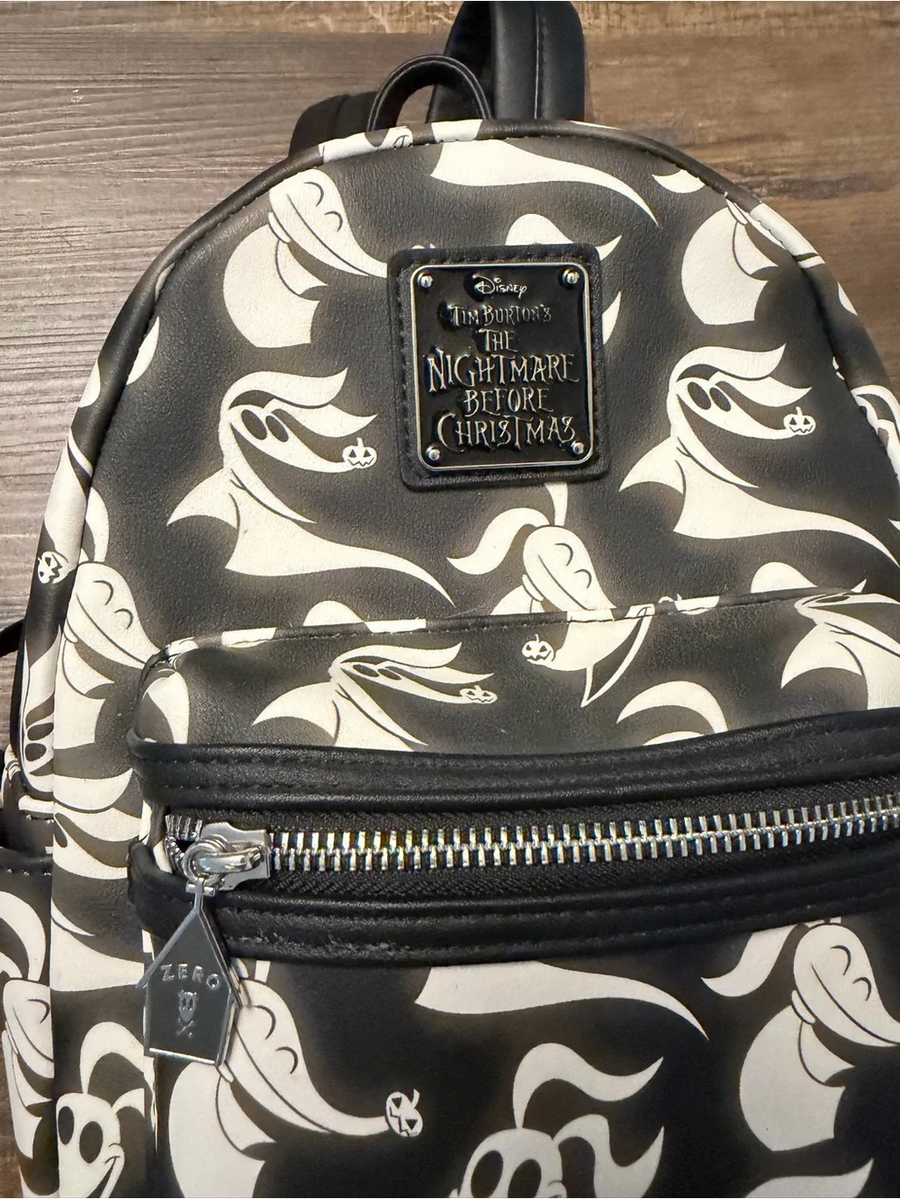 Loungefly Disney Nightmare Before Christmas Zero AOP Mini Backpack BoxLunch